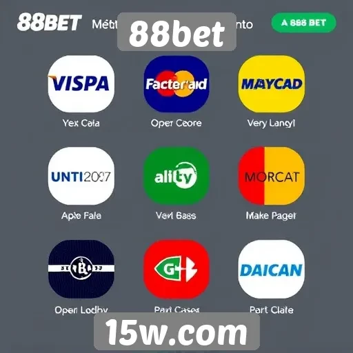 Métodos de pagamento oferecidos pelo 88bet