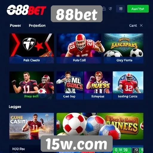 Variedade de jogos oferecidos pela plataforma 88bet